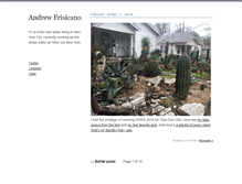 Tablet Screenshot of andrewfrisicano.com